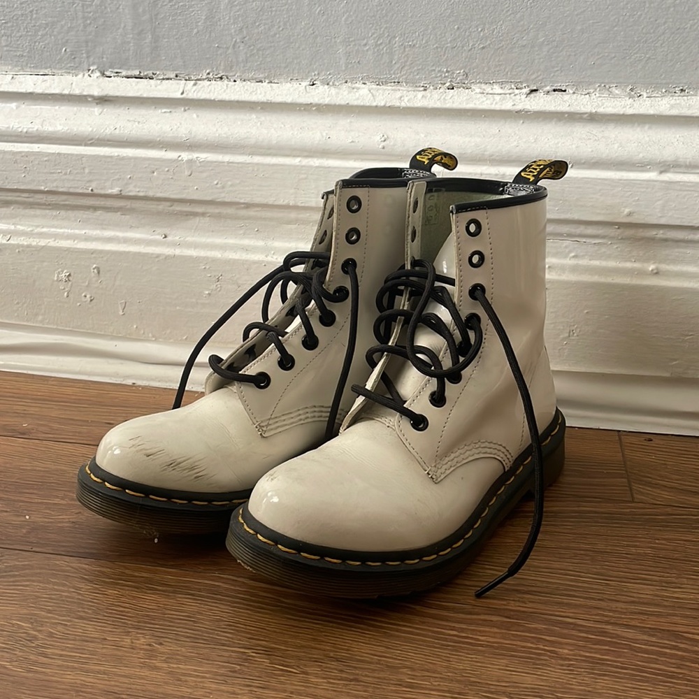 White Dr. Martens